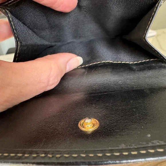 Fendi Black and Brown Striped Wallet - Picture 5 of 10